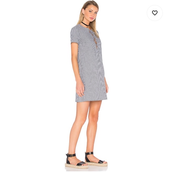 WAYF Gingham Dress - Picture 2 of 4